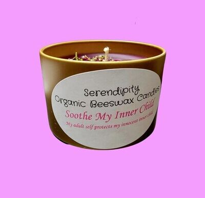 Serendipity Organic Beeswax Candles - Soothe My Inner Child 4oz