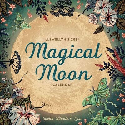 2024 Llewellyn 's Magical Moon Wall Calendar