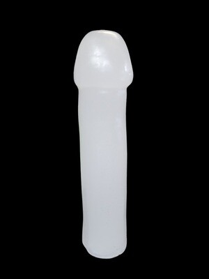 White Penis Candle 8 nch