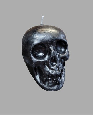 Black Skull Candle - small