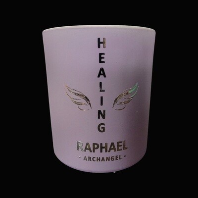 Archangel Raphael Candle for Healing - Lavender Scented, 4.5 oz Archangel Raphael Candle for Healing - Lavender Scented, 4.5 oz