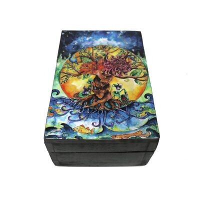 Tree of Life Wooden Box 6x4 inch