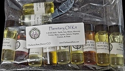 Planetary Oil Kit - 11 oils, 1 dram size