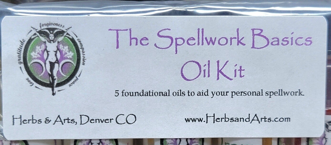 Spellwork Basics Oil Kit - 1 dram size