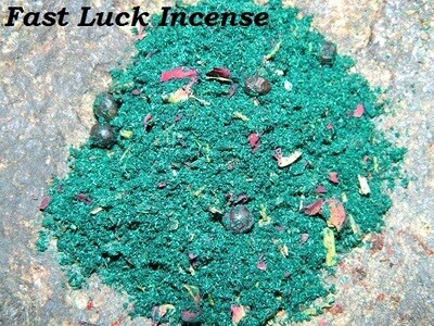 Fast Luck Incense 1/2 oz