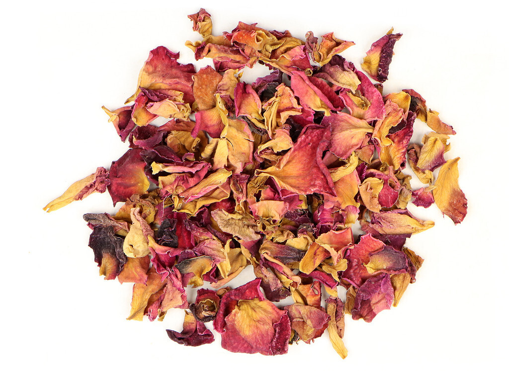 Rose petals, red, organic 1 oz