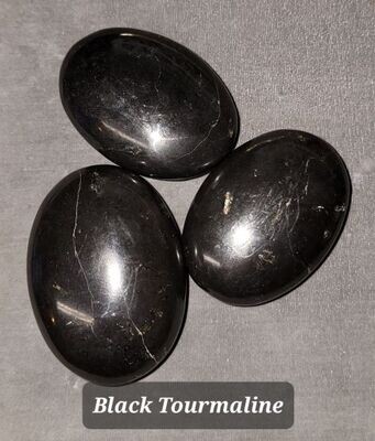 Black Tourmaline Palm Stone 14.00