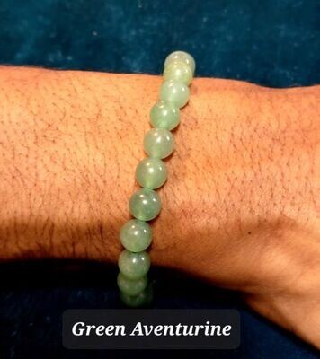 Green Aventurine 8mm Stone Bead Bracelet