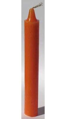Orange 6 inch Pillar Candle
