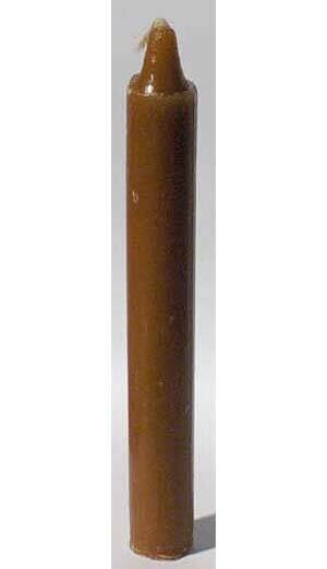 Brown 6 inch Pillar Candle