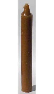 Brown 6 inch Pillar Candle