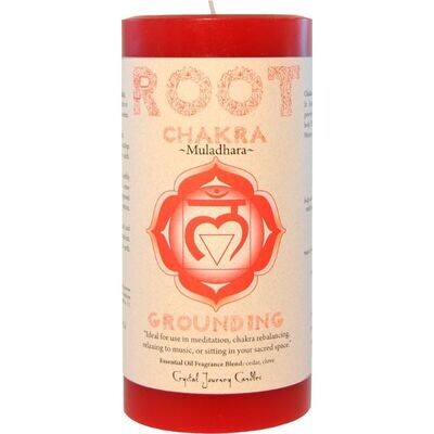 Root Chakra Pillar Candle