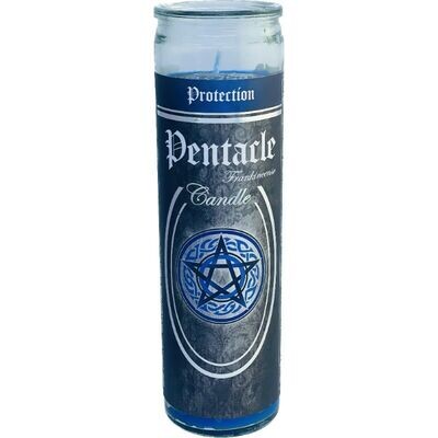 Pentacle Protection - 7 Day Candle Frankincense Scented