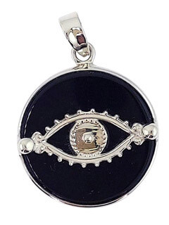 Black Onyx Eye Pendant (28301)