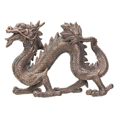 Chinese Dragon Statue 12 x 8 x 4 inches