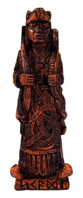 Skadi Statue wood finish