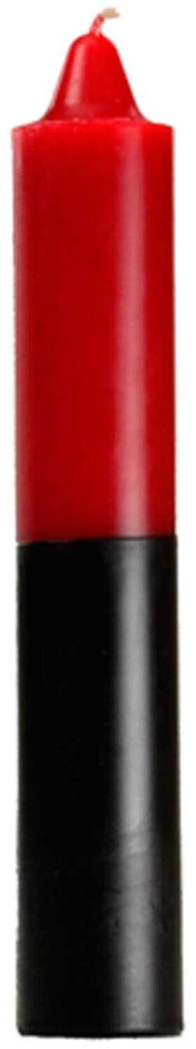 Red/Black Reversible 9 inch Pillar Candle