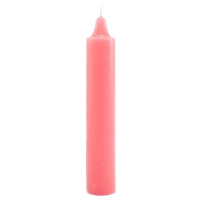 Pink 9 inch Pillar Candle