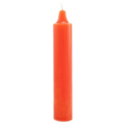 Orange 9 inch Pillar Candle
