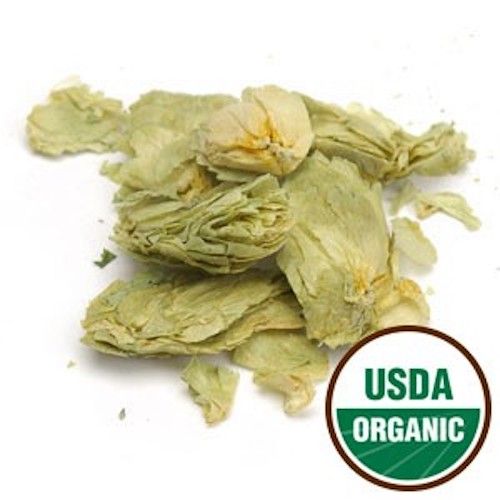 Hops Flower, Organic, whole 1 oz