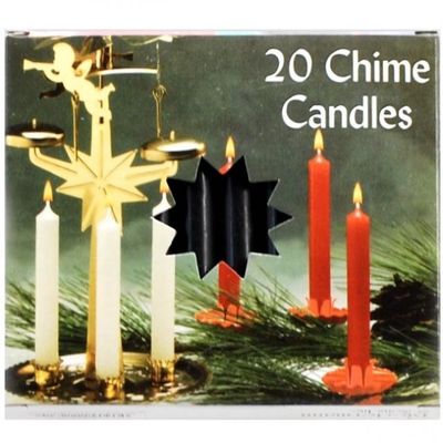 Candle Mini Black 4 Inch Box of 20 (old packaging)