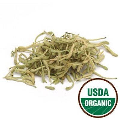 Honeysuckle Flower, organic, whole 1 oz