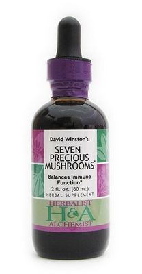 Seven Precious Mushrooms Tincture 1 oz.