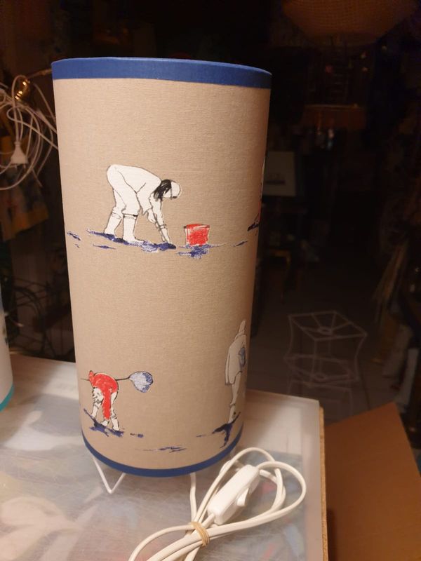 Petite Pêche à Pieds - Greige - Lampe à poser