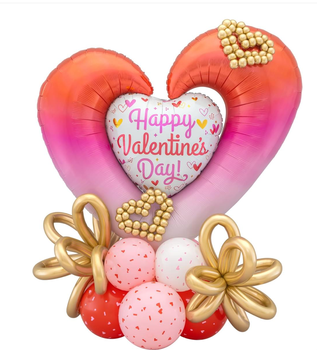 Ombre Valentine heart