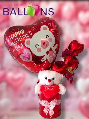 Valentines Hat Box filled with love