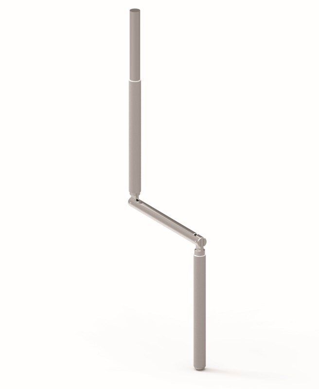 Knickkurbel aus 15 mm Alu-Rohr Knickkurbel aus 15 mm Alu-Rohr