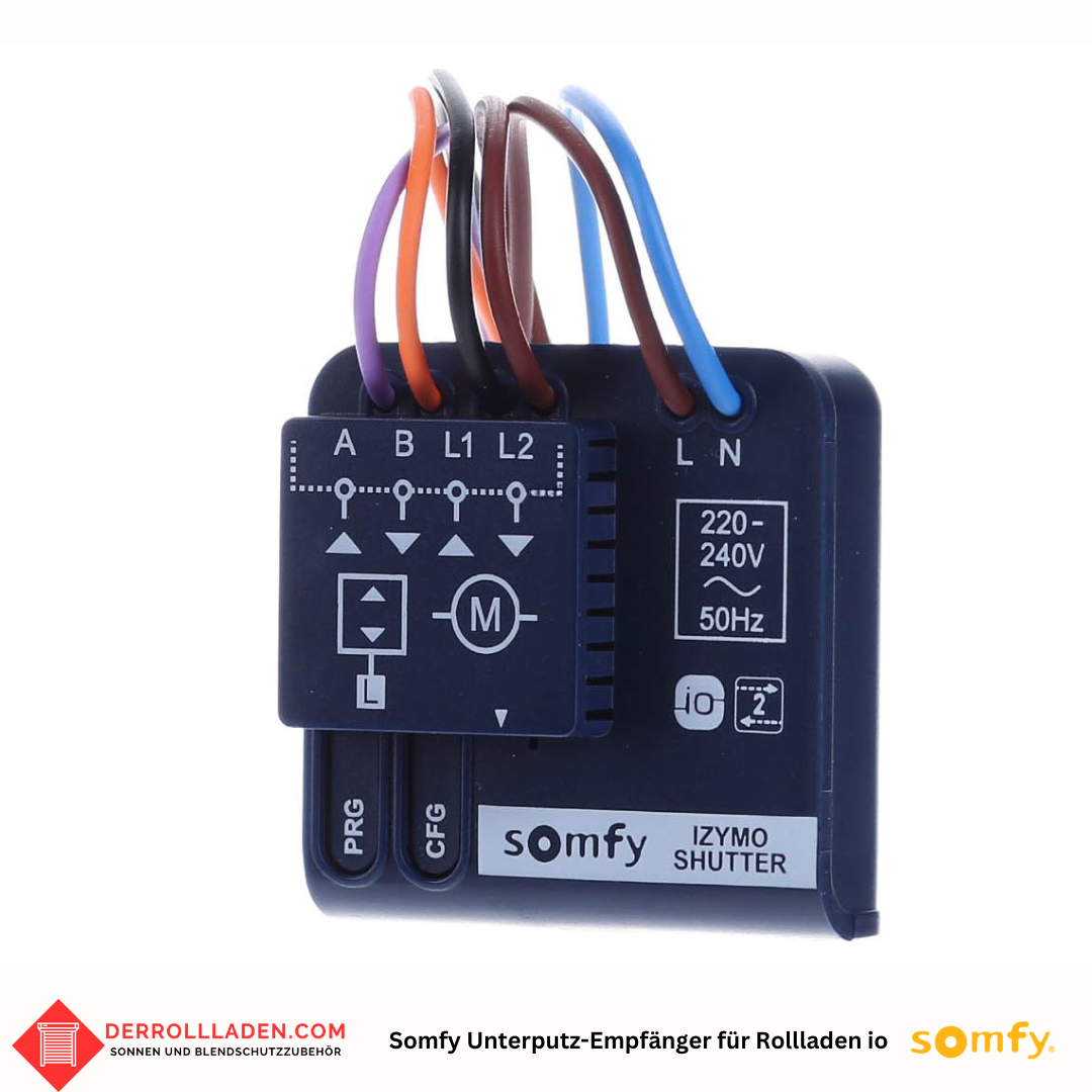 Somfy Unterputz-​Empfänger für Rollladen io