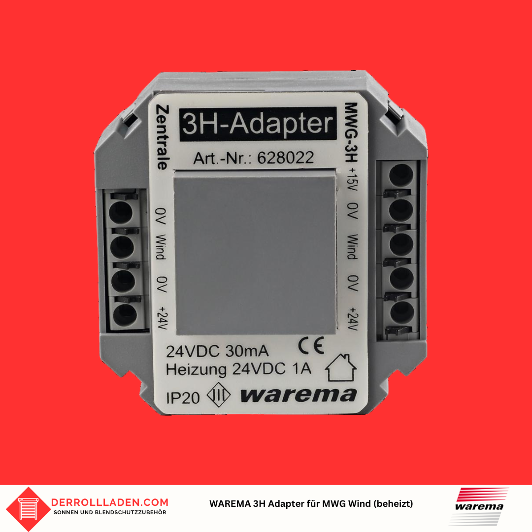 WAREMA 3H Adapter für MWG Wind (beheizt)
