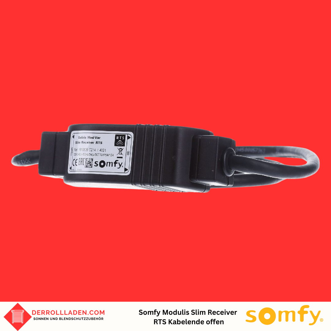 Somfy Modulis Slim Receiver RTS Kabelende offen