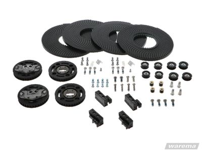 WAREMA Reparaturset für W6 Wintergartenmarkise, Zahnriemenwechsel-Set W6 2 Anlagen - 2 Antriebe, 3,0 m