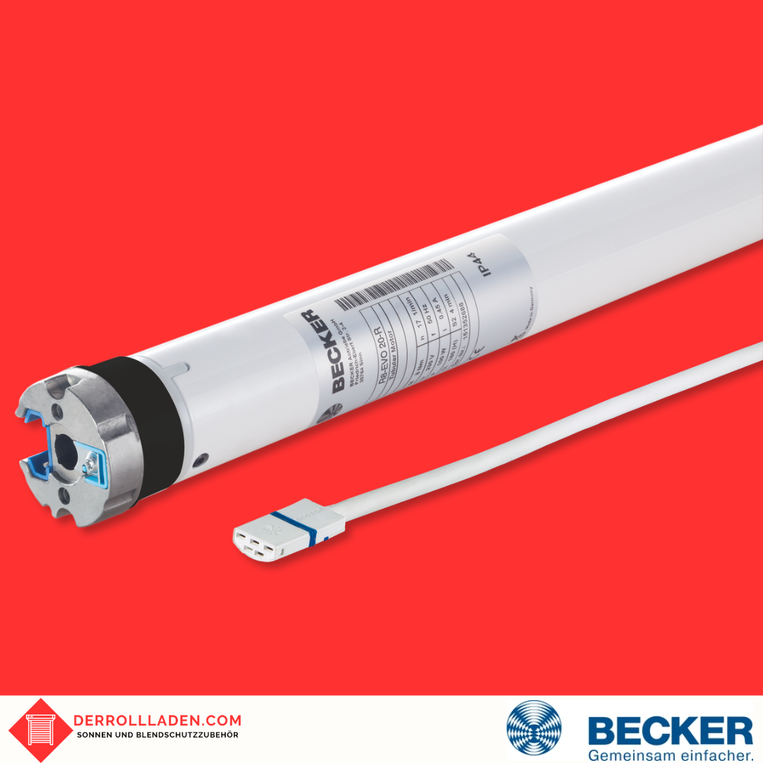 Elektronischer Rohrmotor R8-17-EVO 20 R BT, 8 Nm, Baureihe R | ab Ø 50 mm - Evolution-Serie