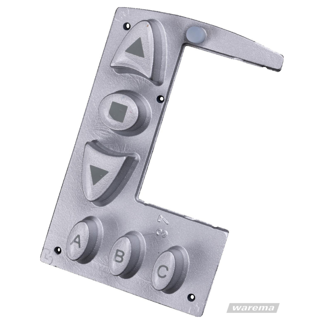 Schaltmatte EWFS Handsender 1-Kanal Grau/Silber