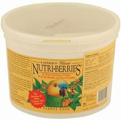 Lafeber Classic Nutriberries für Papageien 1,47kg (3,79/100g)