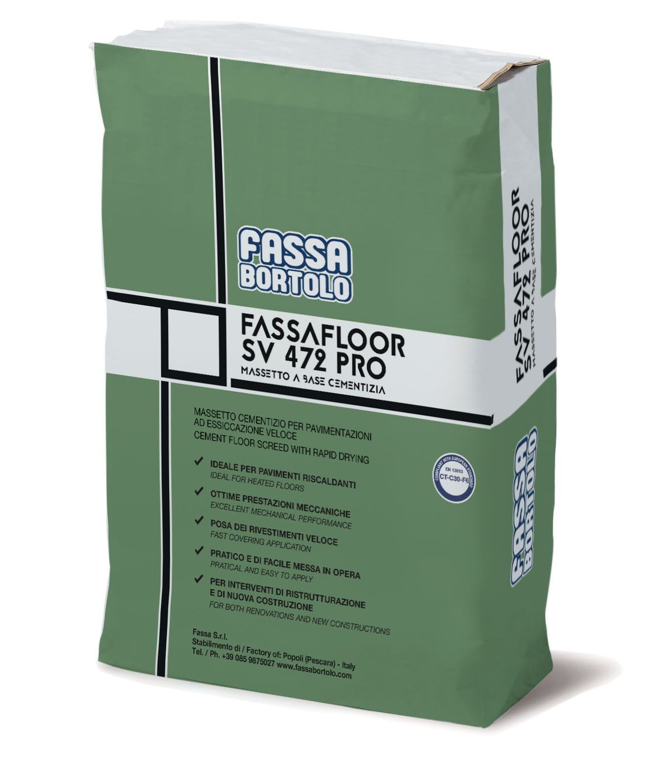 SV472 Pro Massetto Cementizio Fassa Bortolo 25 KG