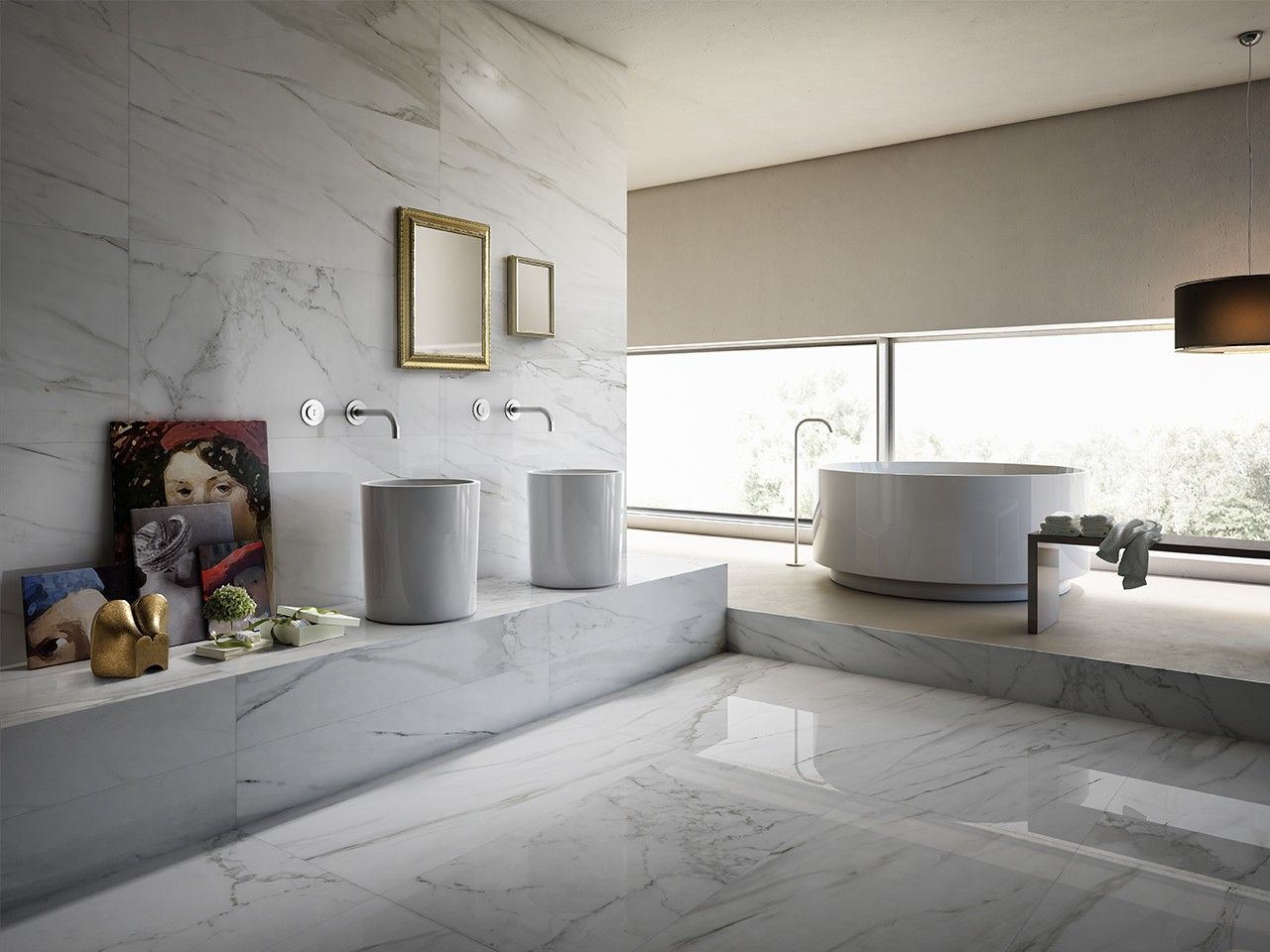 ATHENA BIANCO LAPPATO 121X121