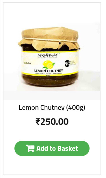Lemon Chutney (400)gm.