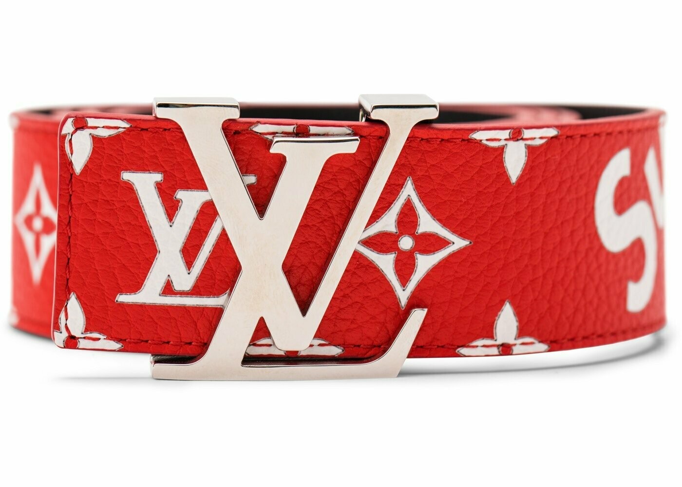 Louis Vuitton x Supreme Belt LV Initials Monogram 40MM