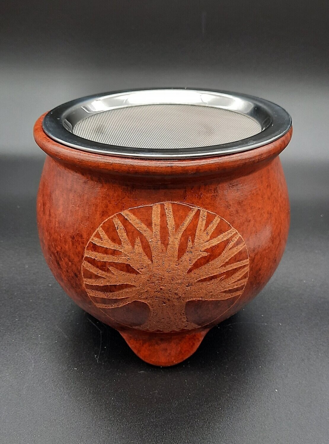 Räucherstövchen mit Baum - Terrakotta Räucherstövchen mit Baum - Terrakotta