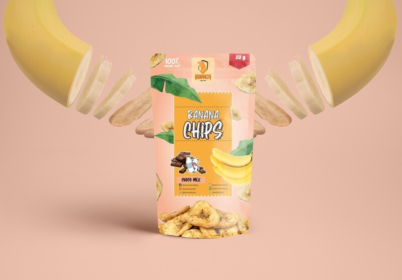 Banana Chips Choco Milk 150 gr