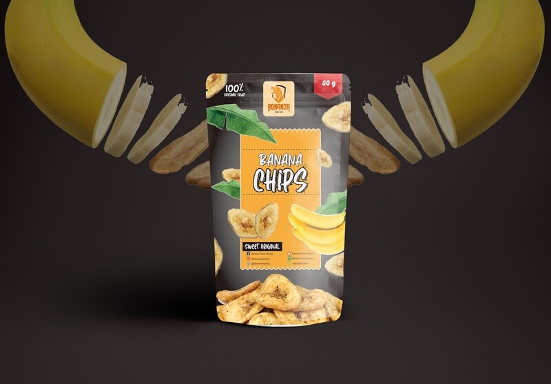 Banana Chips Sweet Original 150 gr