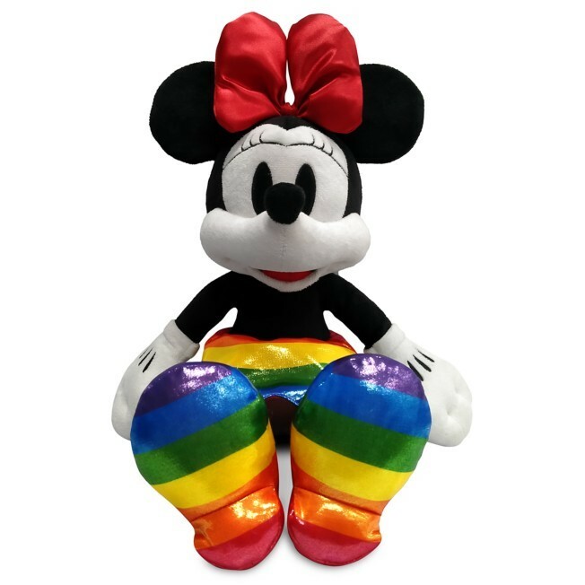 rainbow minnie mouse plush
