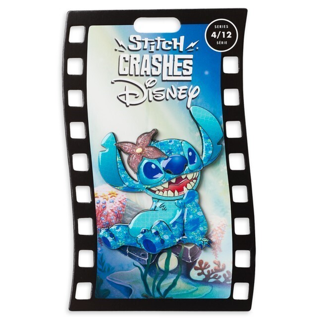 The Little Mermaid – Stitch Crashes Disney Jumbo Pin Limited Release