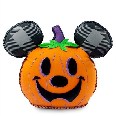 Mickey Mouse Jack-o&#39;-Lantern Halloween Pillow