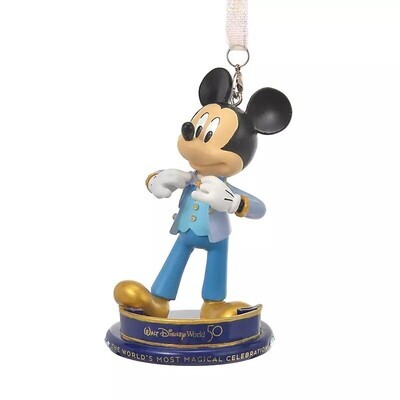 Walt Disney World 50th Anniversary Mickey Mouse Ornament