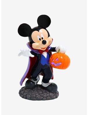 Mickey Mouse in Vampire Costume Light Up Statue
